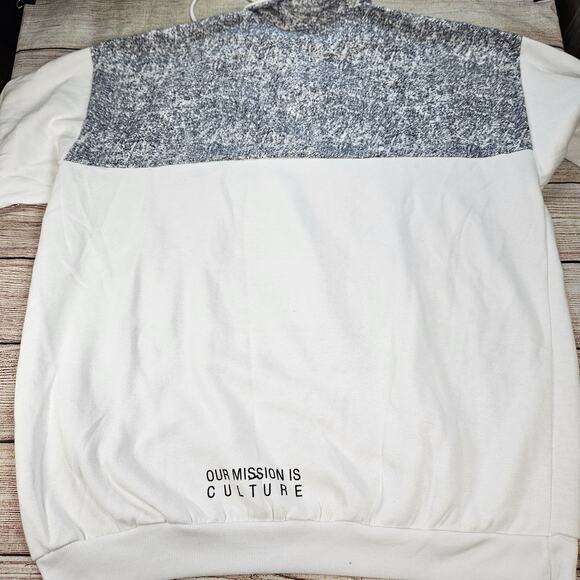 Vintage 90/80s B&J San Francisco Sweatshirt 3X ¼ Zip Sweatshirt USA Stained - Picture 8 of 8